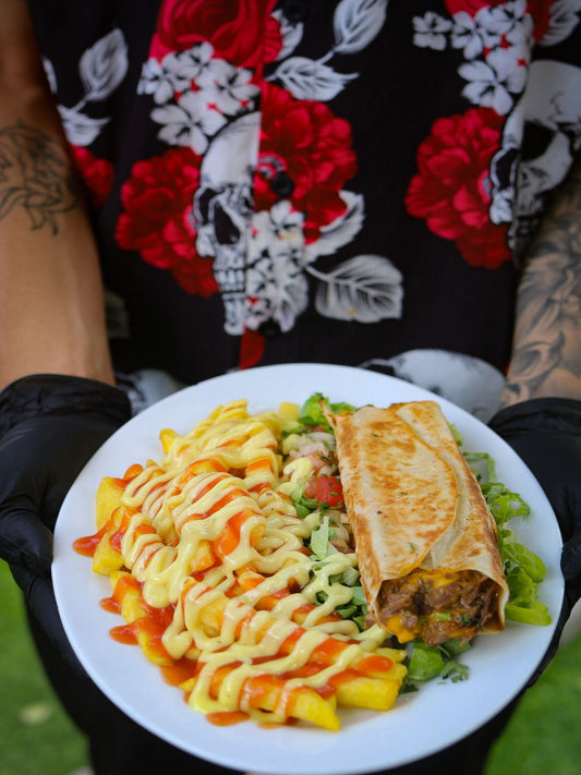 Burrito de Res o Pollo